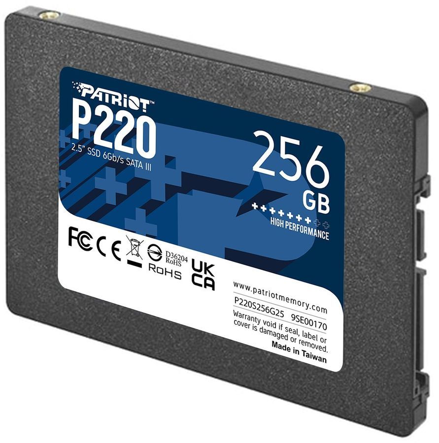 256Gb SSD Patriot P220 P220S256G25, 2.5", (550/490), SATA III