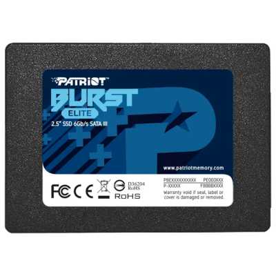 1.92Tb SSD Patriot Burst Elite PBE192TS25SSDR, 2.5", (450/320), SATA III