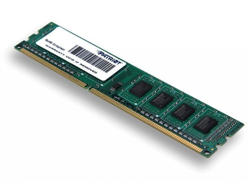Оперативная память 4Gb Patriot Signature PSD34G16002, DDR III, PC-12800, 1600MHz, 1.5V