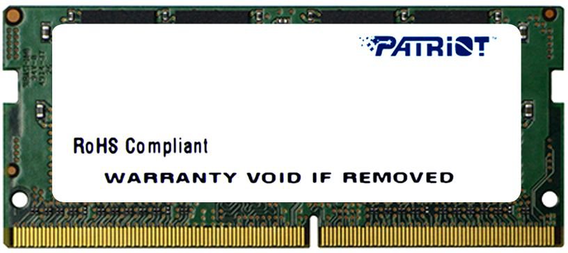 Оперативная память для ноутбука 16Gb Patriot Signature PSD416G26662S, SODIMM DDR IV, PC-21300, 2666MHz