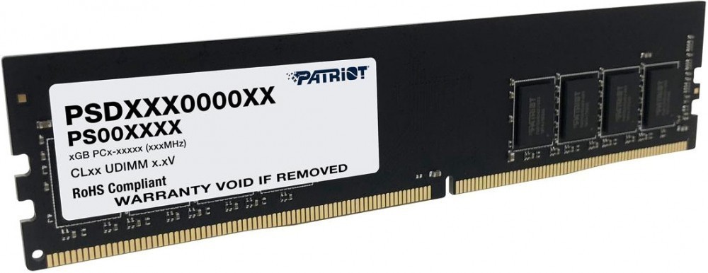 Оперативная память 16Gb Patriot Signature PSD416G32002, DDR IV, PC-25600, 3200MHz