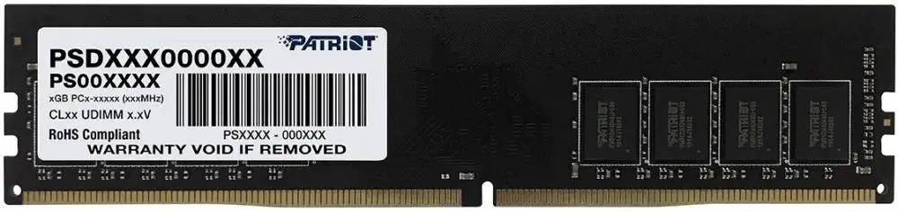 Оперативная память 16Gb Patriot Signature PSD416G320082, DDR IV, PC-25600, 3200MHz