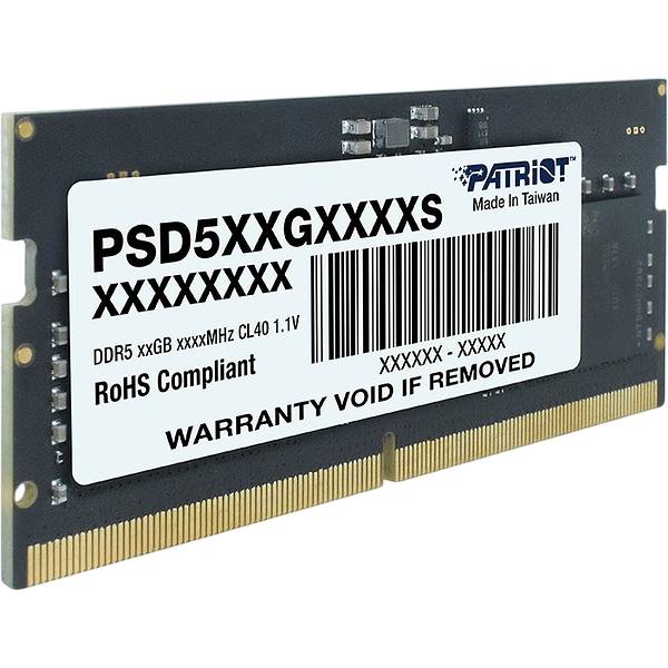 Оперативная память для ноутбука 32Gb Patriot Signature PSD532G56002S, DDR V, PC-44800, 5600MHz