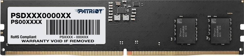 Оперативная память 8Gb Patriot Signature Line PSD58G560082, DDR V, PC-44800, 5600MHz