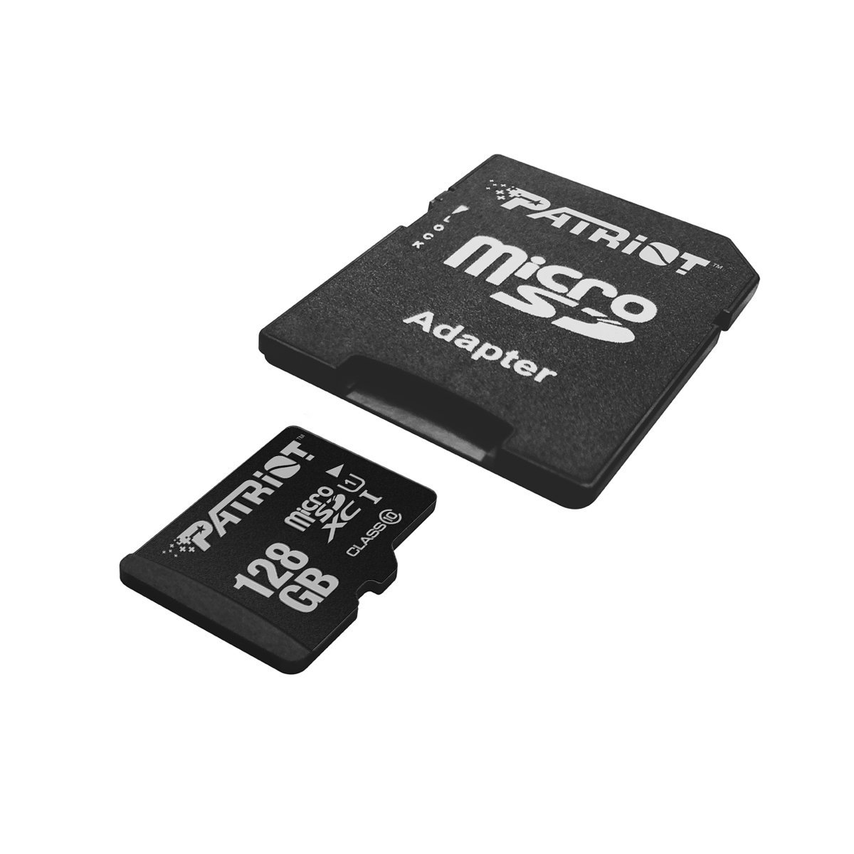 Карта памяти 128Gb Patriot PSF128GMCSDXC10, SD Micro, SDXC Class 10, UHS-I U1, переходник
