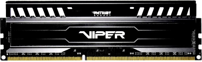 Оперативная память 8Gb Patriot Viper 3 Black Mamba PV38G160C0, DDR III, PC-12800, 1600MHz, 1.5V