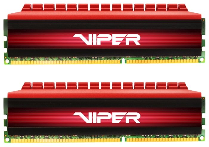 Оперативная память 32Gb Patriot Viper 4 PV432G320C6K, DDR IV, PC-25600, 3200MHz, kit 2x16Gb
