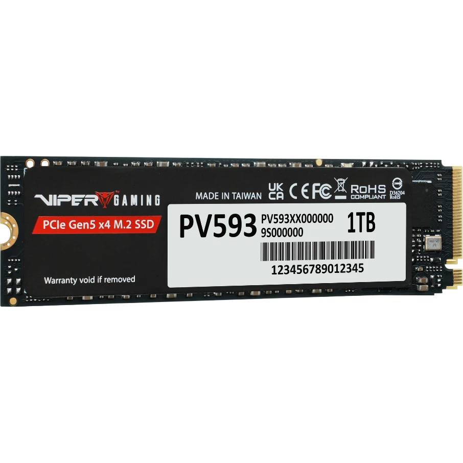 1Tb SSD Patriot Viper PV593 PV593P1TBM28H, (14000/10000), NVMe M.2