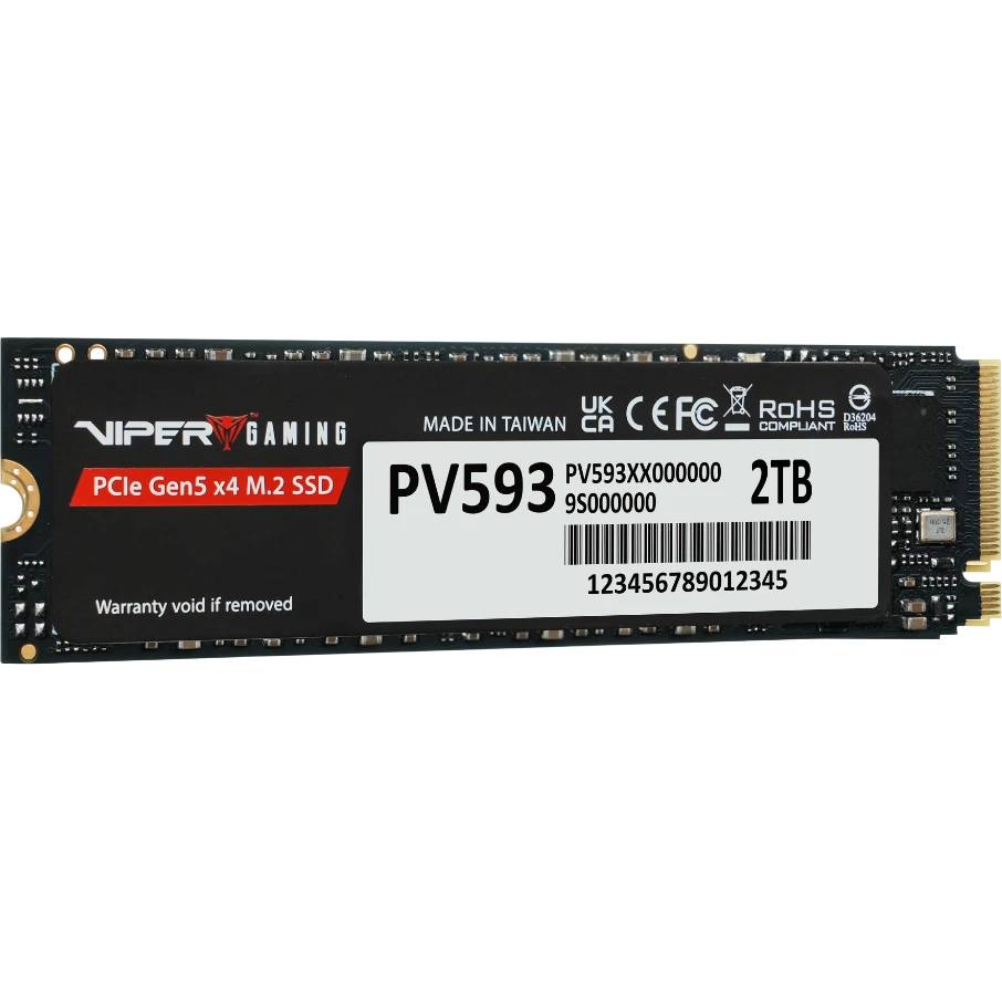 2Tb SSD Patriot Viper PV593 PV593P2TBM28H, (14000/13000), NVMe M.2
