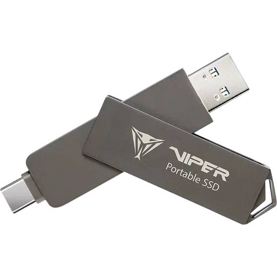 Внешний SSD 512Gb Patriot Patriot Viper PVP30 PVP30512G28UDG, USB Type-C, Black