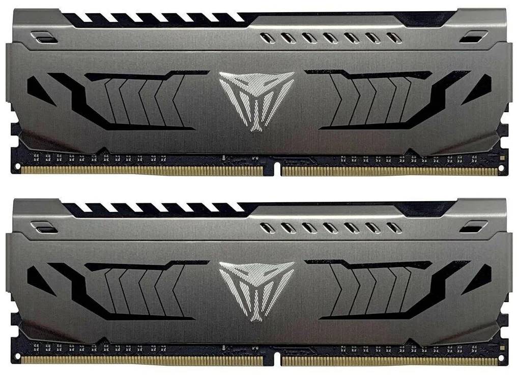 Оперативная память 16Gb Patriot Viper Steel PVS416G400C6K, DDR IV, PC-32000, 4000MHz, kit 2x8Gb