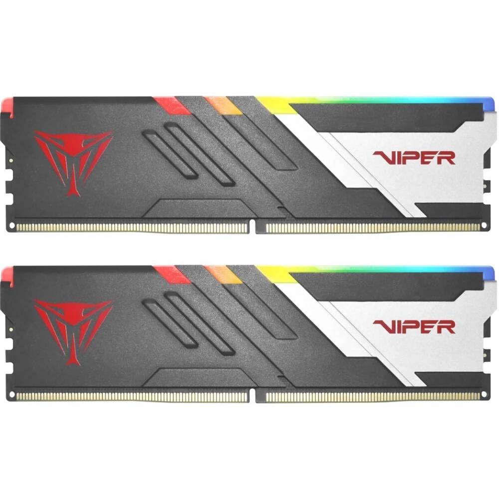 Оперативная память 32Gb Patriot Viper Venom RGB PVVR532G600C30K, DDR V, PC-48000, 6000MHz, kit 2x16Gb