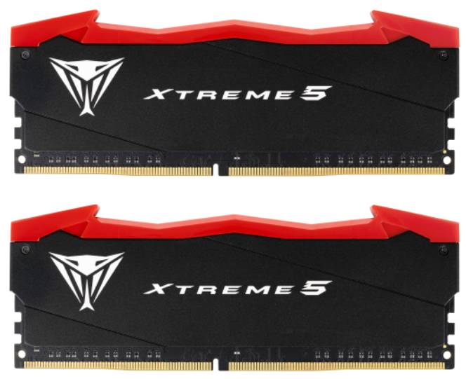 Оперативная память 48Gb Patriot Viper Xtreme 5 PVX548G76C36K, DDR V, PC-60800, 7600MHz, kit 2x24Gb