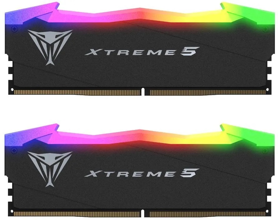 Оперативная память 48Gb Patriot Viper Xtreme 5 RGB PVXR548G76C36K, DDR V, PC-60800, 7600MHz, kit 2x24Gb