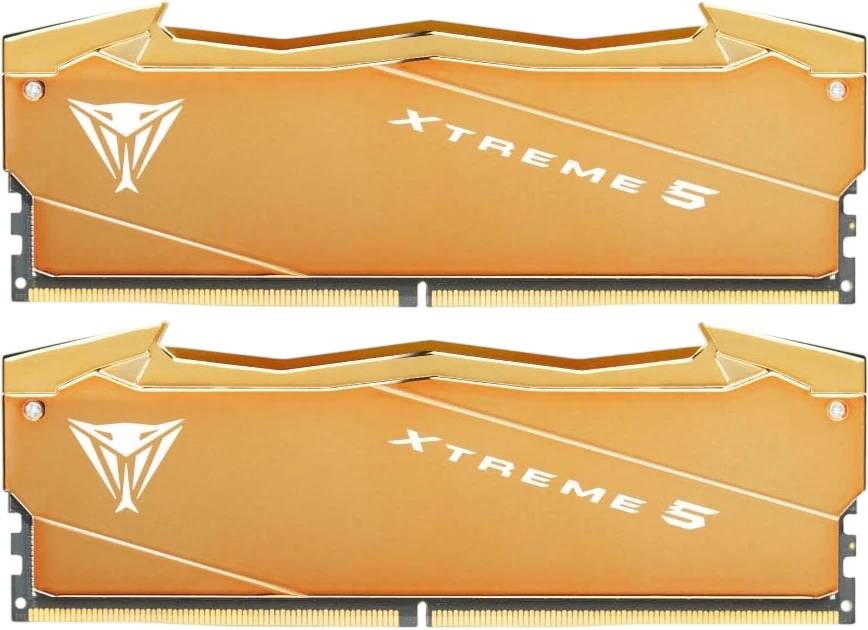 Оперативная память 64Gb Patriot Viper Xtreme 5 Aurum VXA564G6030K, DDR V, PC-48000, 6000MHz, kit 2x32Gb