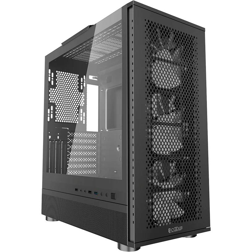 Корпус PcCooler ME200 MESH BK (C3-A520BKP3-GL), без БП, ATX