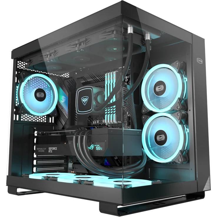 Корпус PcCooler C3 T500 ARGB BK, без БП, ATX