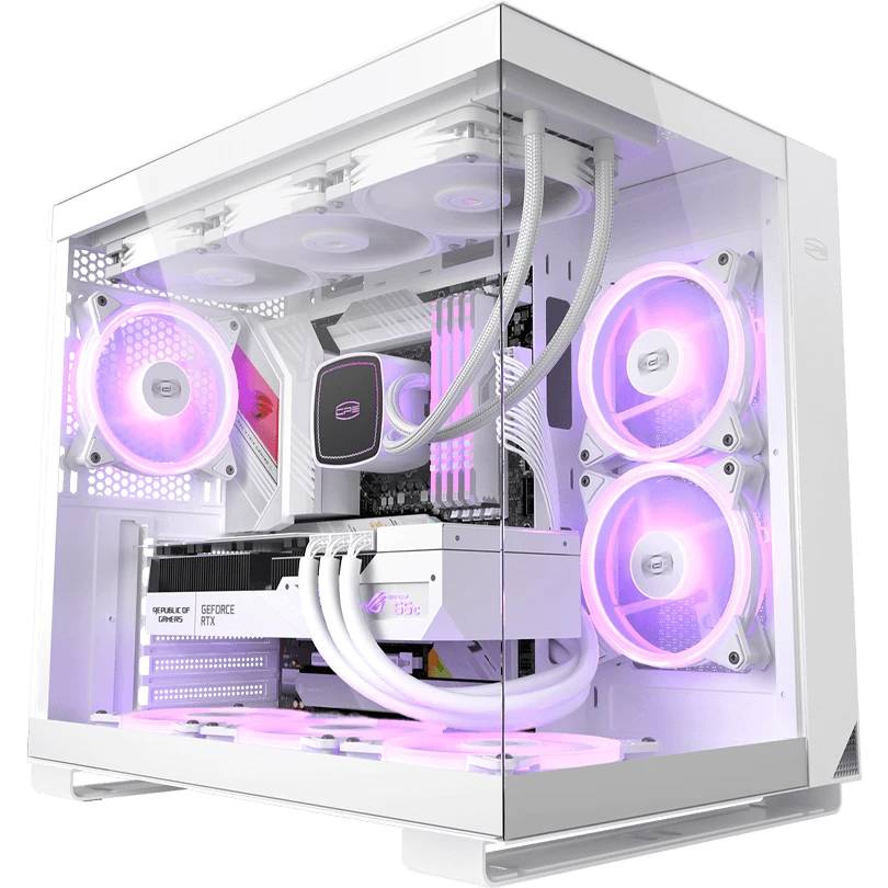 Корпус PcCooler C3 T500 ARGB WH, без БП, ATX