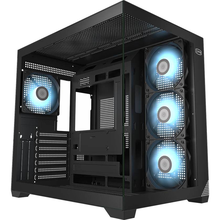 Корпус PcCooler C3 T700 ARGB BK (C3T700 ARGB BK), без БП, ATX