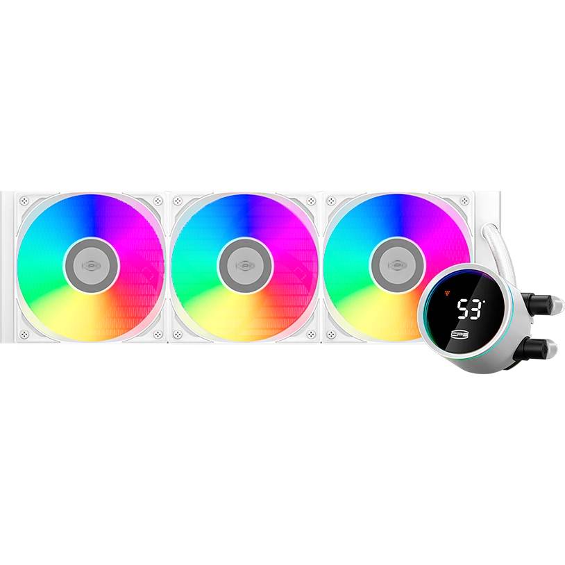 Жидкостное охлаждение PCCooler DA360 Pro ARGB Digital WH (DA360 Pro ARGB Digital WH) (LGA1700 Ready)