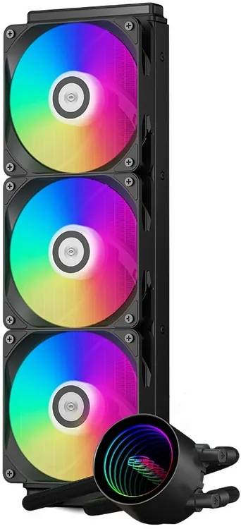Жидкостное охлаждение PCCooler DA360 V2 BK ARGB (DA360V2-BKAWXX-GL) (LGA1700 Ready)