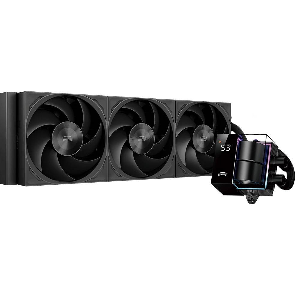 Жидкостное охлаждение PCCooler DS360 Pro Digital ARGB (LGA1700 Ready)