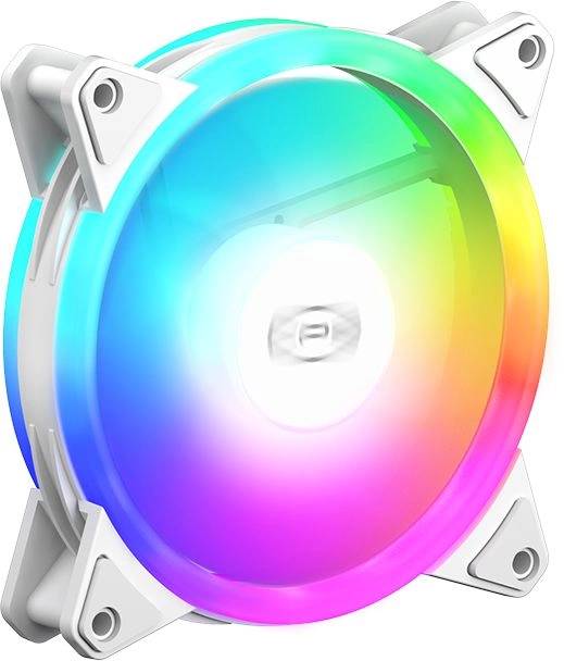 Вентилятор 12x12см PCCooler F3 T120 ARGB White (F3-T120WHAM1-GL)