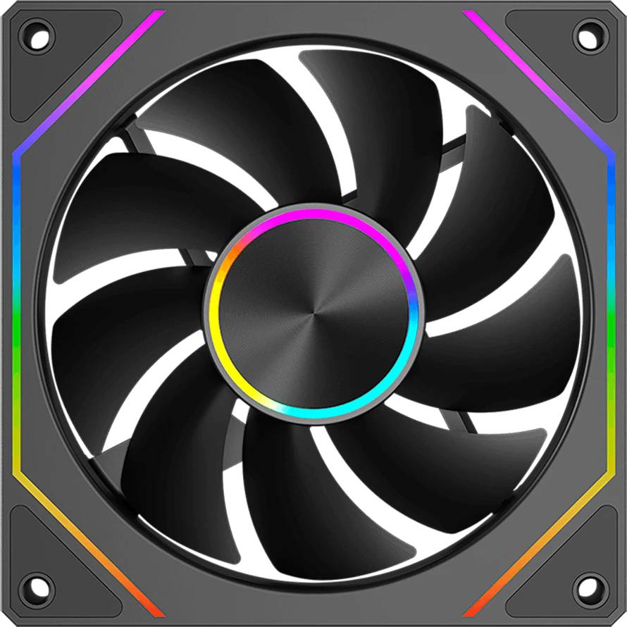 Вентилятор 12x12см PCCooler FG120 ARGB BK
