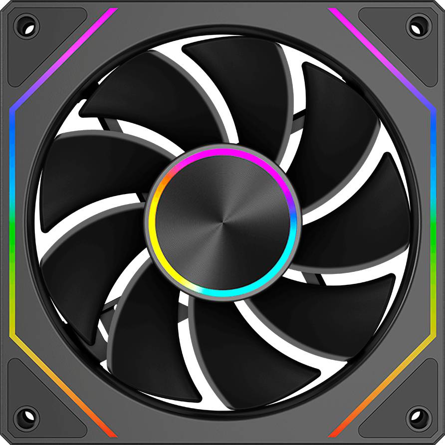 Вентилятор 12x12см PCCooler FG120R ARGB BK