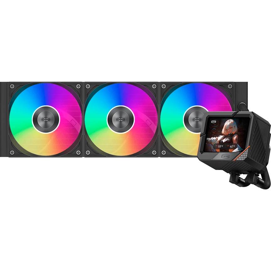Жидкостное охлаждение PCCooler GT360 ARGB Display BK (LGA1700 Ready)