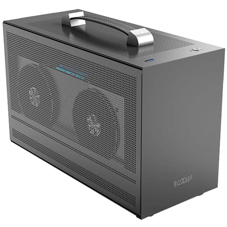 Корпус PcCooler I100 PRO MESH GY, без БП, Mini-ITX