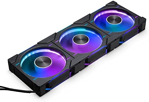 Вентилятор 12x12см Phanteks D30 DRGB Reversed Black PH-F120D30R_DRGB_PWM_BK01_3P, 3шт.