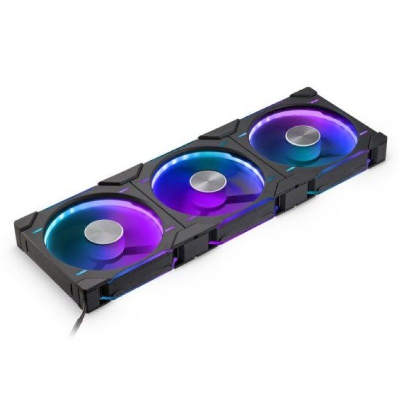 Вентилятор 14x14см Phanteks D30-140 DRGB Reversed Black PH-F140D30R_DRGB_PWM_BK01_3P, 3шт.