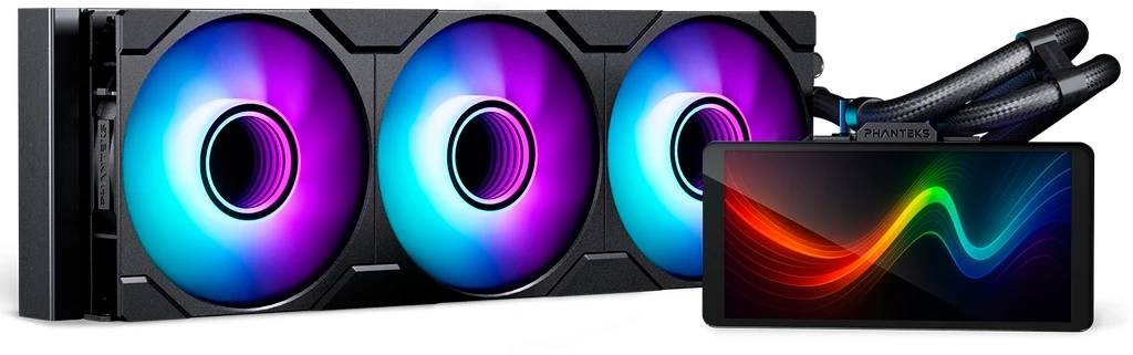 Жидкостное охлаждение Phanteks Glacier One 360M25 G2 LCD Black PH-GO360M25G2LCD_DBK01