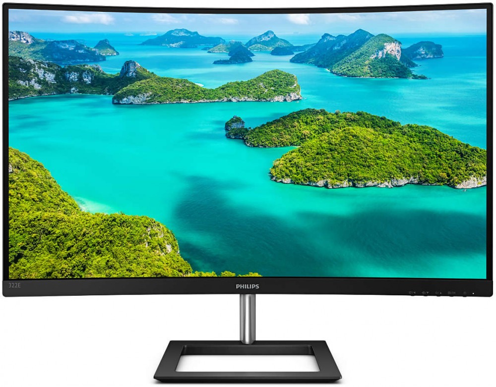 Монитор 32" Philips 322E1C (00/01), 1920x1080, VA, 75Hz (VGA, HDMI, DP)