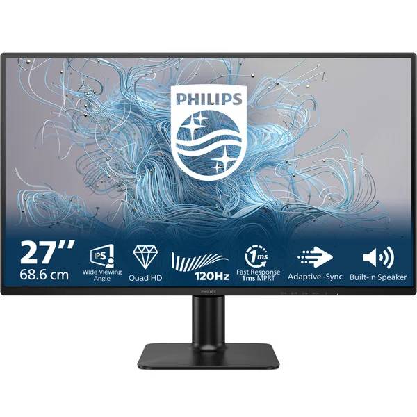 Монитор 27" Philips 27E2N2500, 2560x1440, IPS, 120Hz (HDMI, DP)