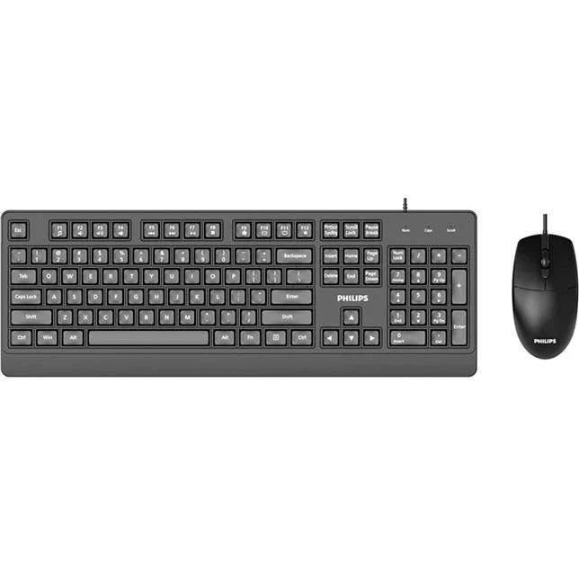 Набор Philips клавиатура + мышь SPT6247, черный