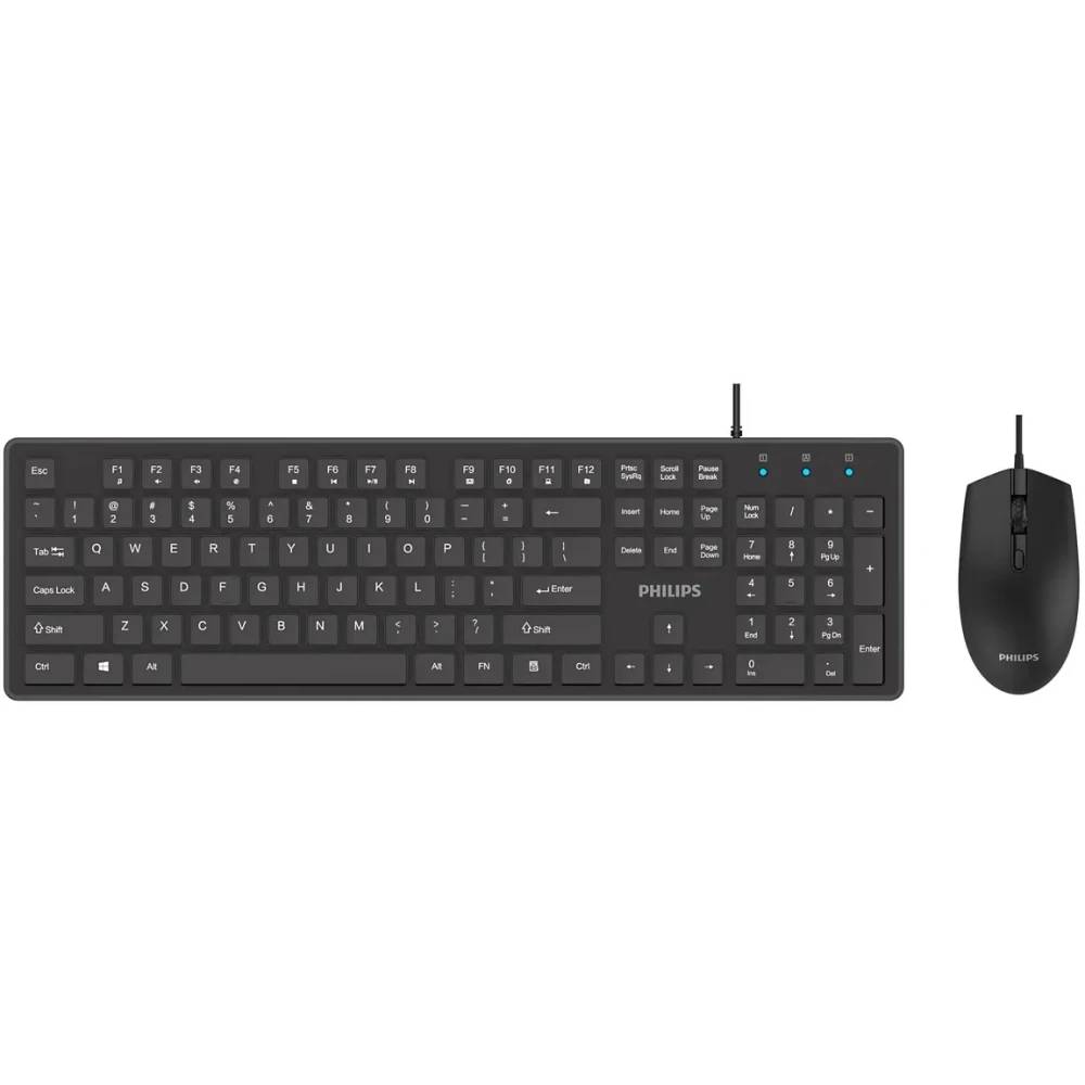 Набор Philips клавиатура + мышь SPT6264, черный