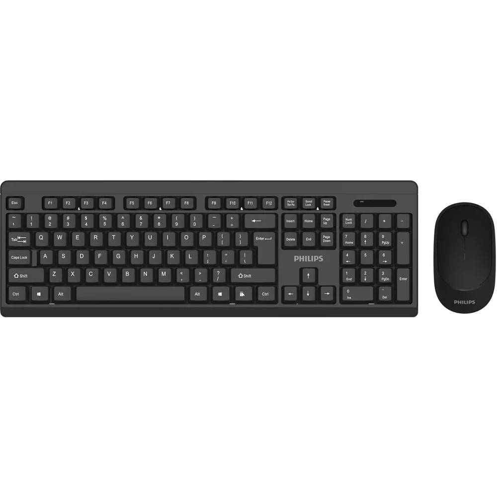 Набор Philips клавиатура + мышь SPT6324, черный
