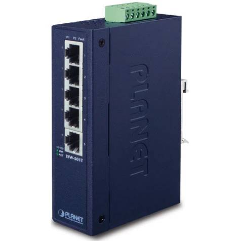Коммутатор Planet ISW-501T, 5xLAN 100Mbps
