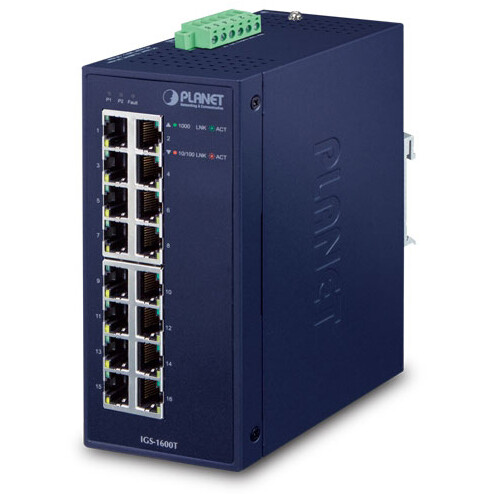 Коммутатор PLANET IGS-1600T, 16xLAN 1Gbps