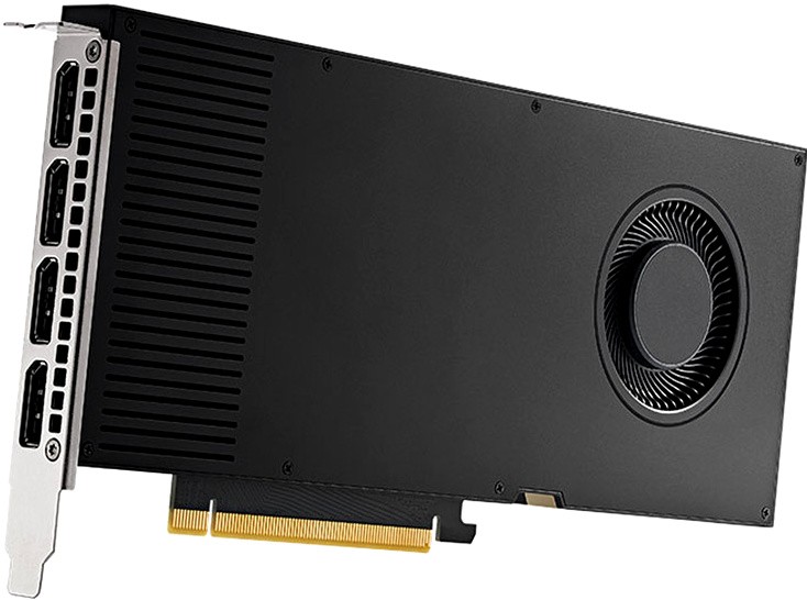 Видеокарта NVIDIA Quadro RTX A4000, 16Gb GDDR6 256bit, PNY RTXA4000 (VCNRTXA4000-PB), RTL