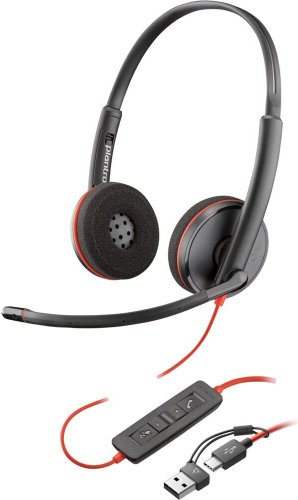 Гарнитура Poly Blackwire 3220, черный (8X228A6)