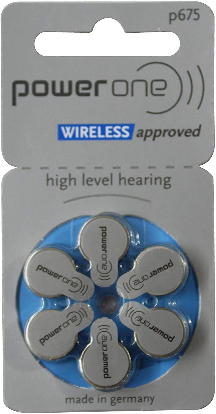 Батарейка PR44, Power One Zinc-Air p675 BL6 блистер 6шт