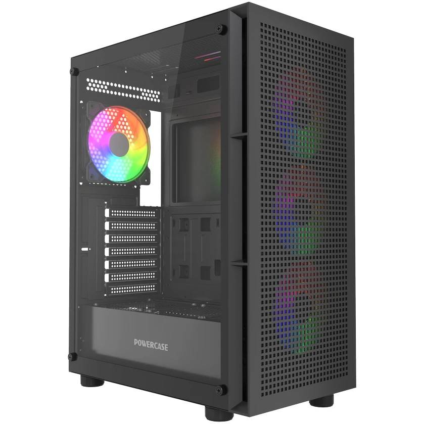 Корпус Powercase Mistral EA17 ARGB Black (CMAEA17-A4), без БП, ATX
