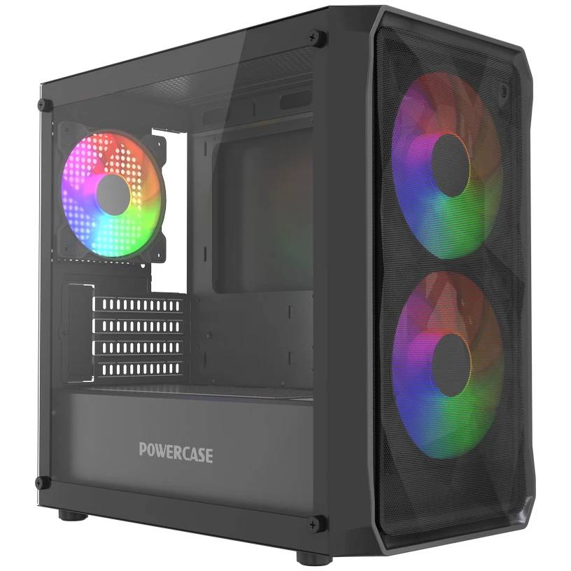 Корпус Powercase Mistral Micro A3B ARGB V2 CMMAB-A3-V2, без БП, mATX