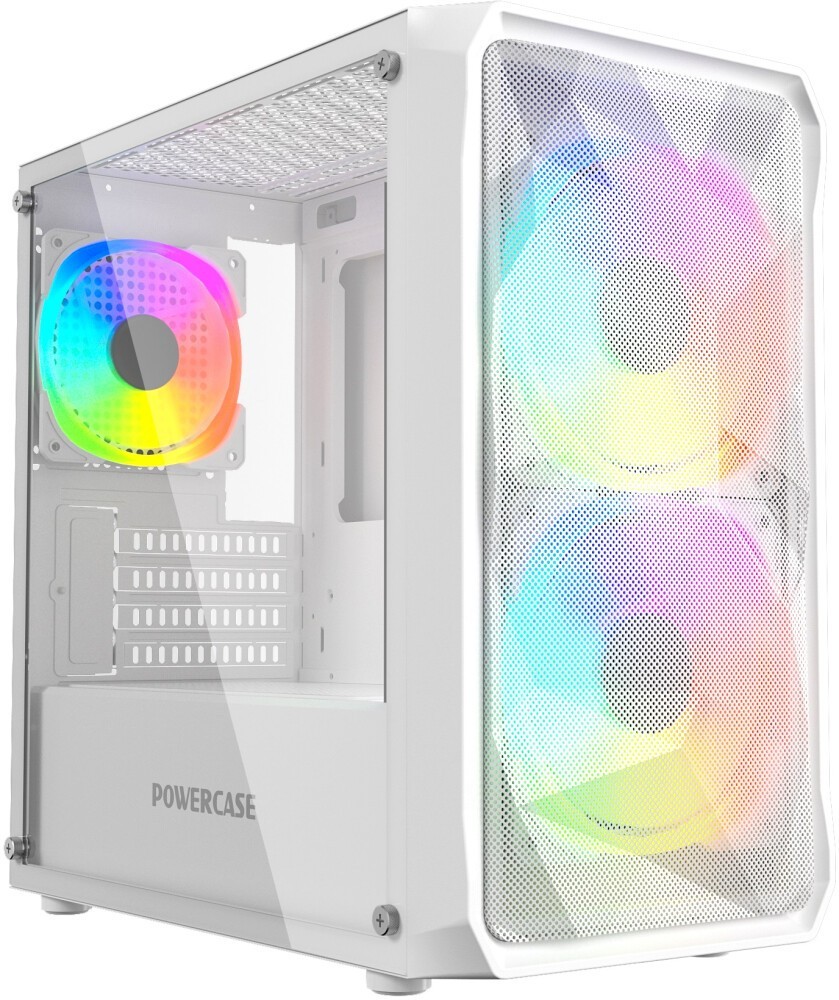 Корпус Powercase Mistral Micro A3W ARGB CMMAW-A3, без БП, mATX