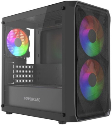 Корпус Powercase Mistral Micro D3B ARGB V2 CMMDB-A3-V2, без БП, mATX
