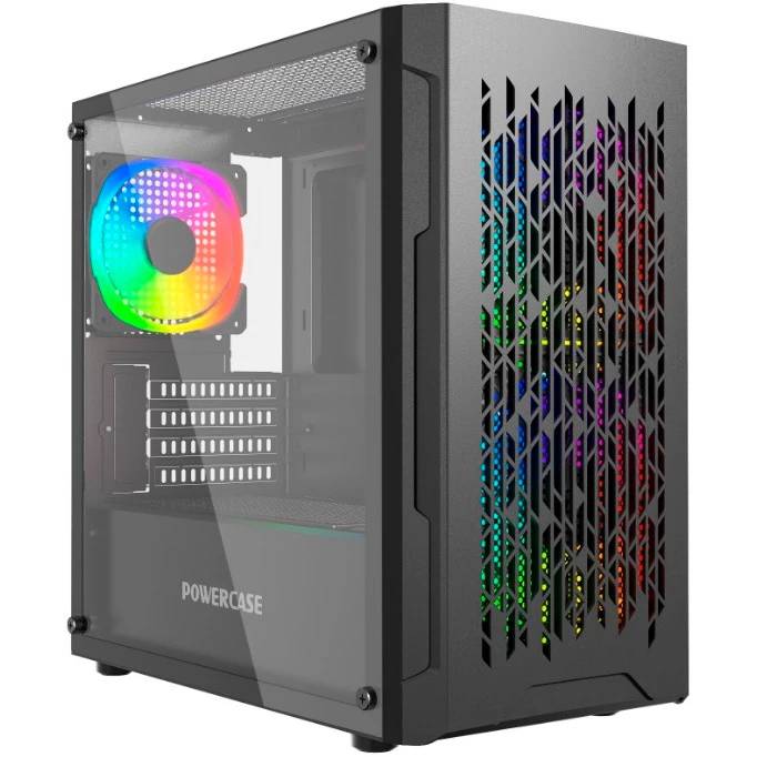 Корпус Powercase Mistral Micro D3B ARGB CMMDB-A3, без БП, mATX