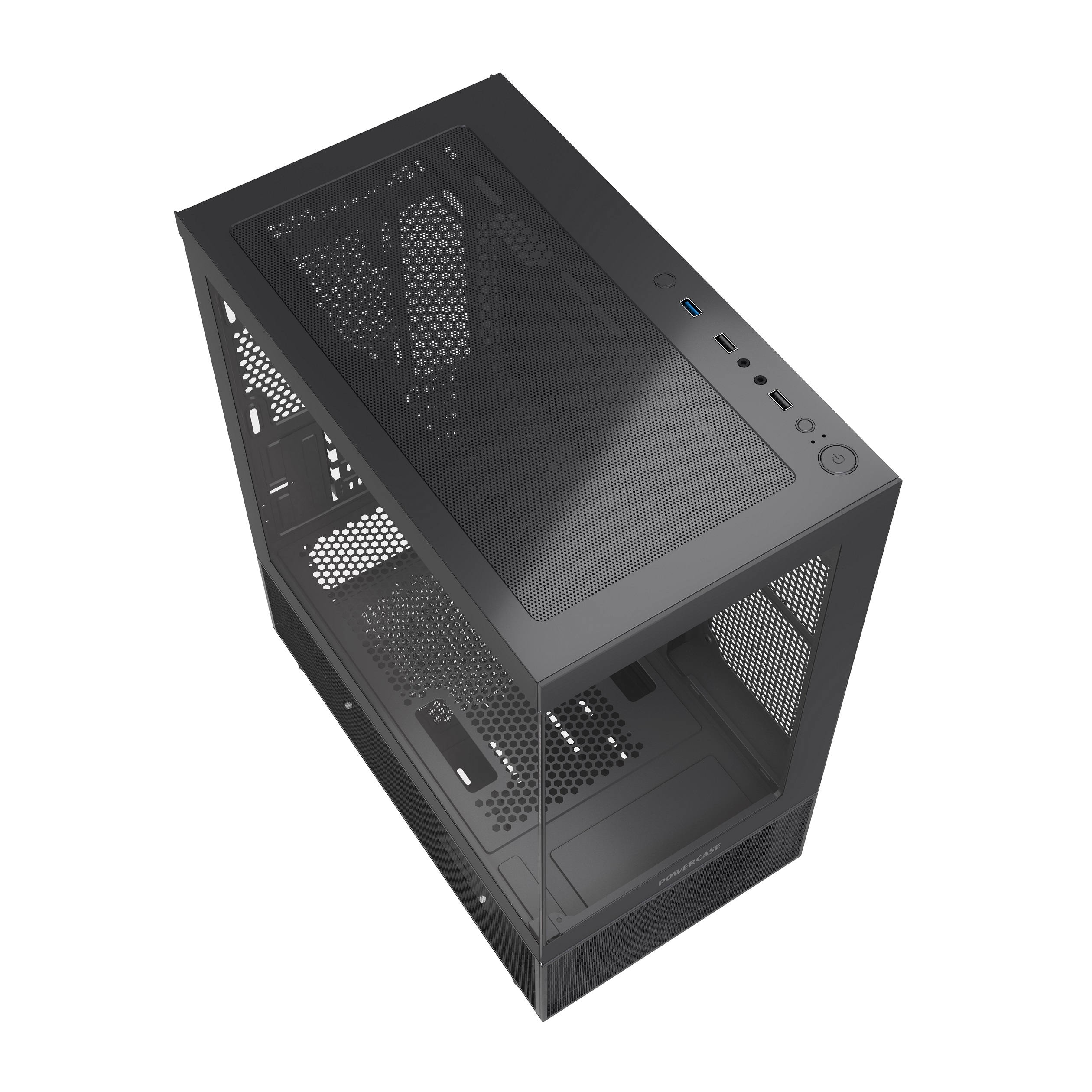 Корпус Powercase Vision Micro M2 CVMBM2-L0, без БП, mATX